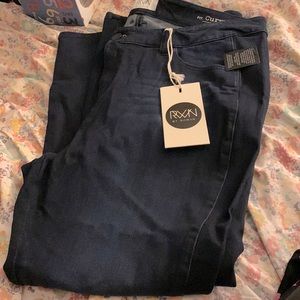NWT RWN by RAWAN, Curvy skinny jeans. Blue Jeans size 20